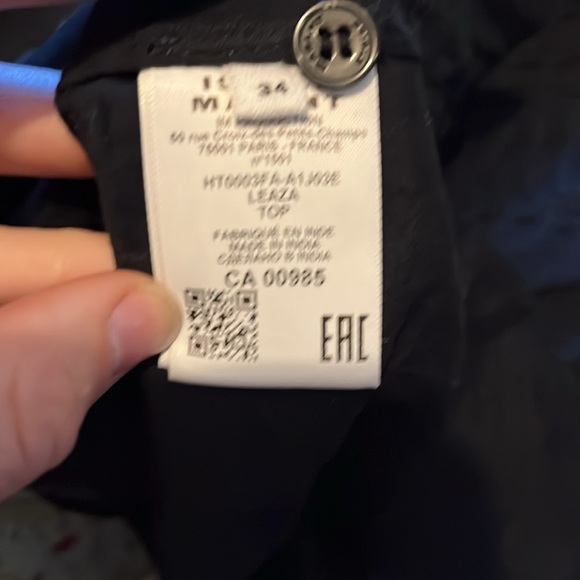 Designer Isabel Marant black blouse - Picture 3 of 3